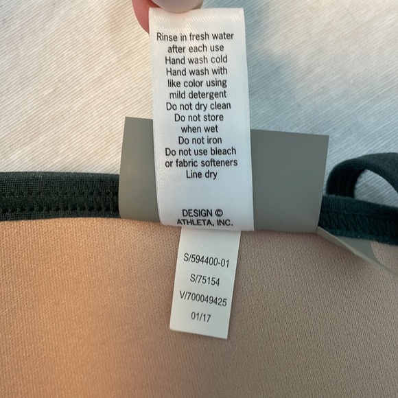 NWOT Athleta Aqualuxe bikini emerald green size M/XL - Picture 10 of 15